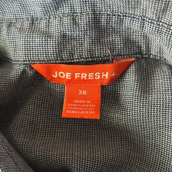 Blue Long Sleeve Joe Fresh Shirt 3X - Picture 5 of 8